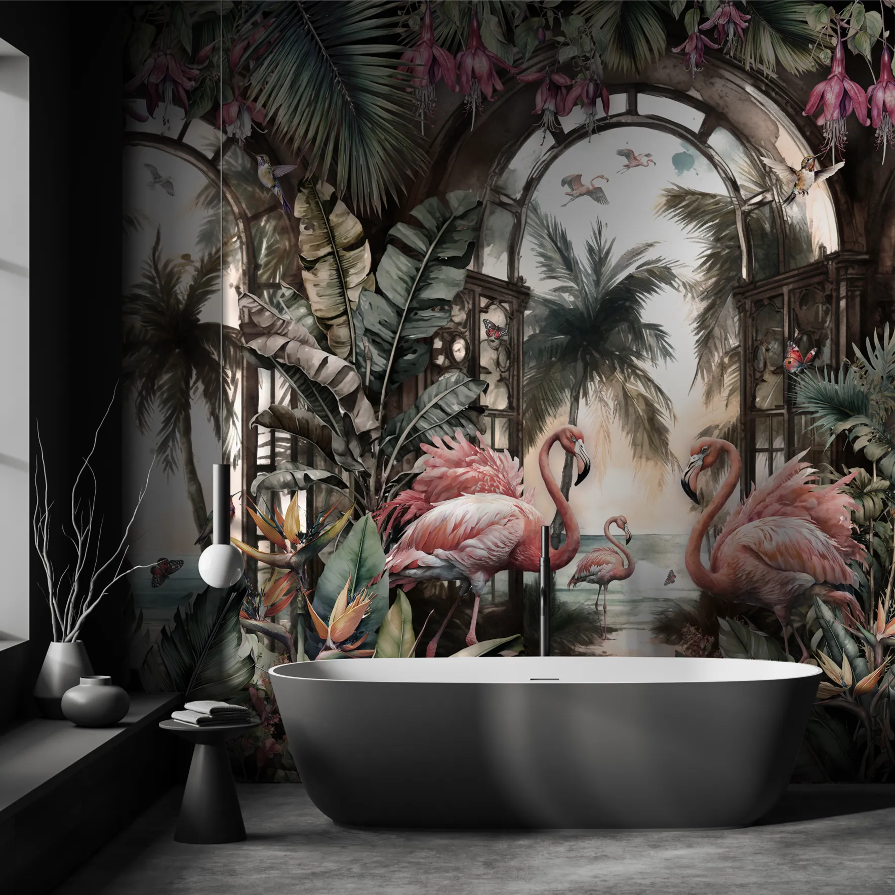 Tropical wall online mural