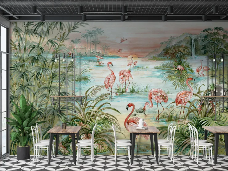 Paradise of Flamingos