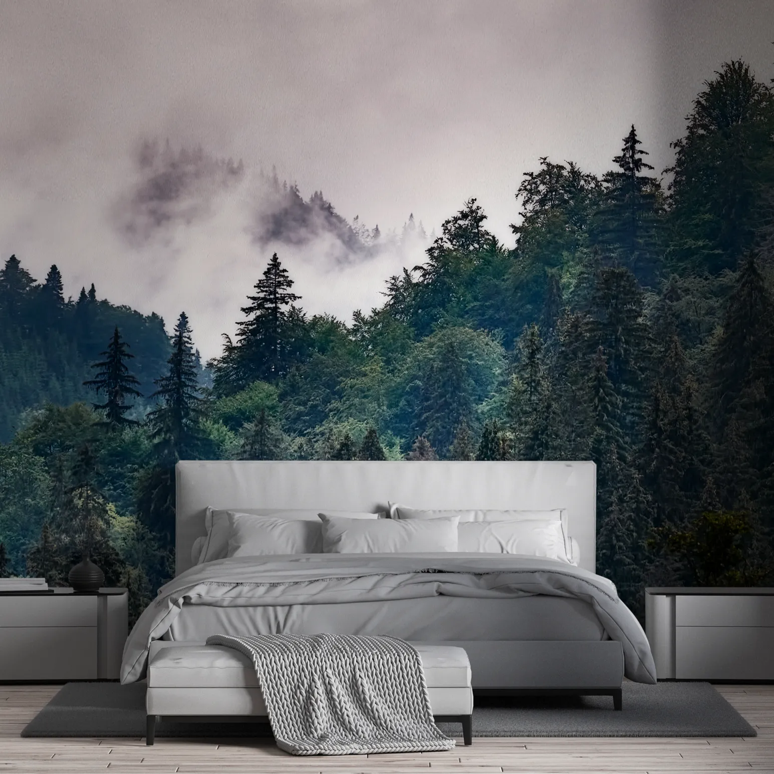 Mystic Walls MWZ2506 Trees Stems Leaves Forest HD 3D Wallpaper for Bedroom  Hall4 ft x 3 ft  122 cm x 91 cm  Amazonin Home Improvement