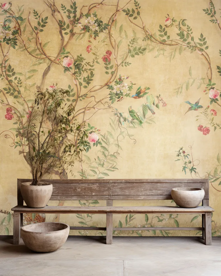 Retro Chinoiserie Garden