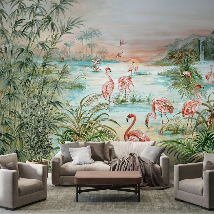 Paradise of Flamingos