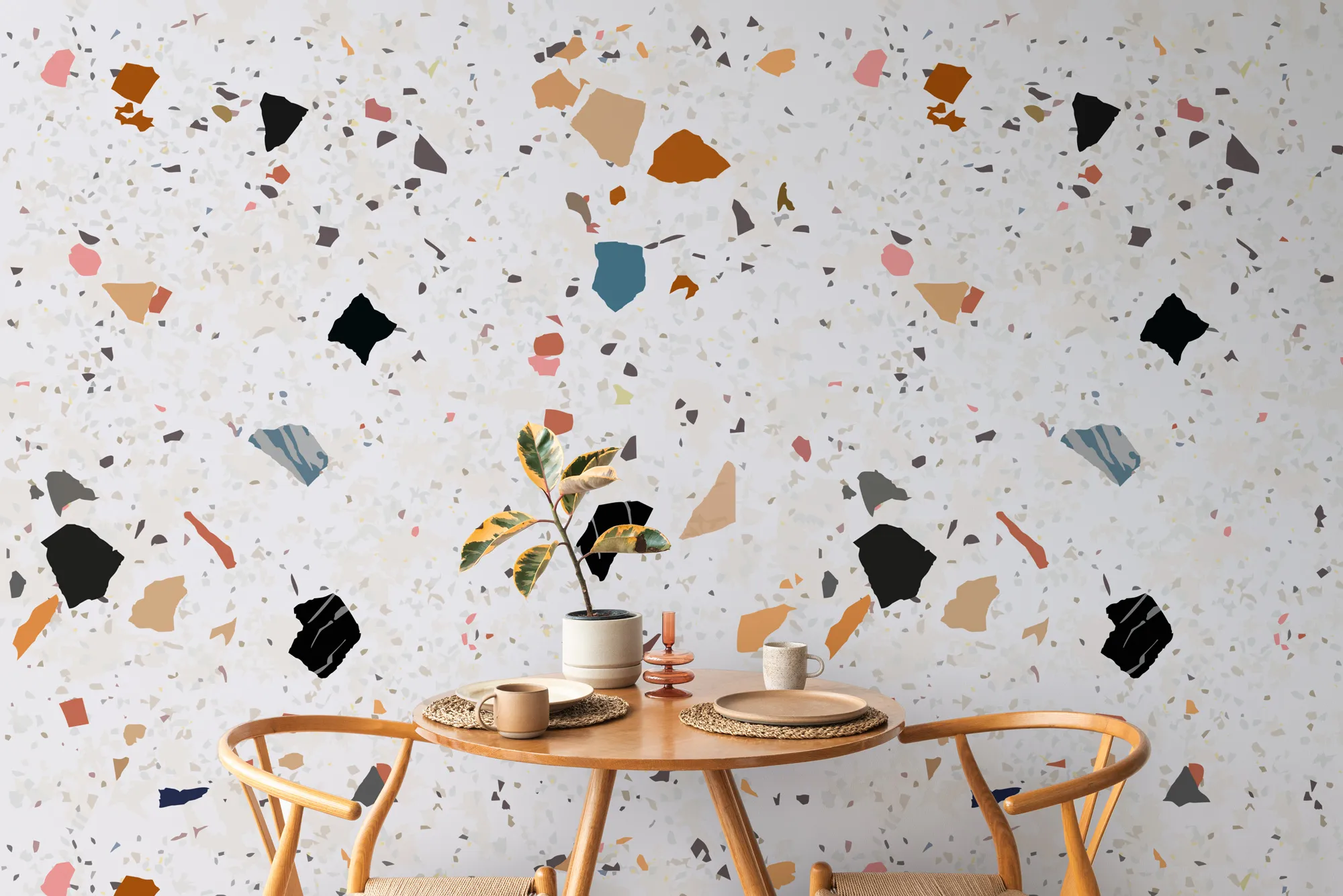 Terrazzo Wallpaper Peel and Stick Wallpaper Removable and self adhesive  Premium Home Decor  Timberlea Interiors