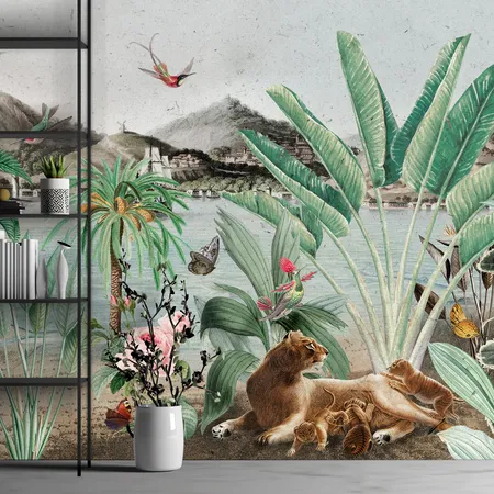 Tropical Plants Nature Landscape And Animals Wallpaper