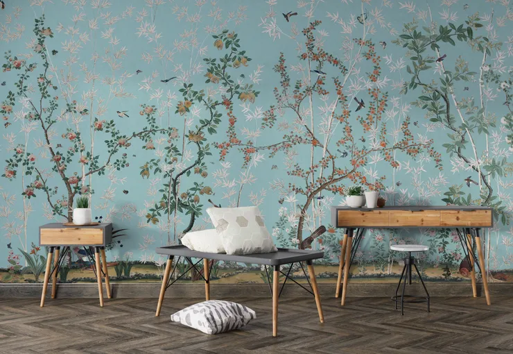 Blue Chinoiserie